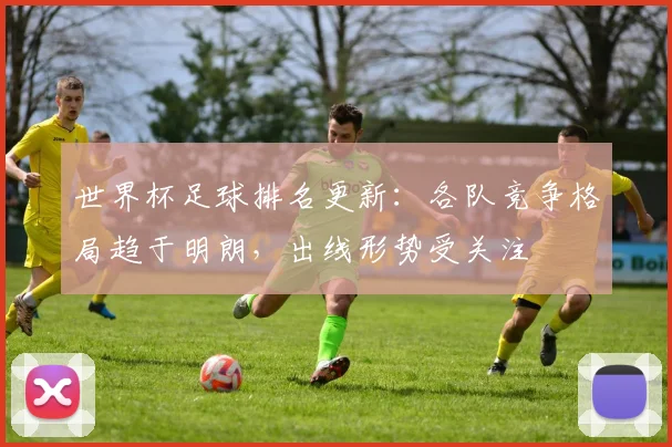 世界杯足球排名更新:各队竞争格局趋于明朗,出线形势受关注